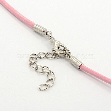 Leather Cord Necklace Making(MAK-F002-M)-3