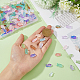 220Pcs 11 Colors Transparent Spray Painted Glass Beads(GLAA-DC0001-22)-3