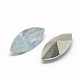 Pointed Back Resin Rhinestone Cabochons(RESI-T016-7x15mm-A16)-2