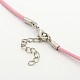 Leather Cord Necklace Making(MAK-F002-M)-3