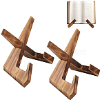 Wood Book Display Easel, for Book Organizer Holder, Tan, 210x120x166mm(FIND-WH0152-703)