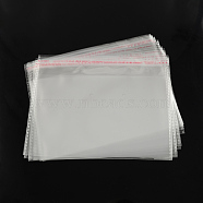 OPP Cellophane Bags, Rectangle, Clear, 18x14cm, Unilateral Thickness: 0.035mm, Inner Measure: 17.5x11.5cm(OPC-R012-07)