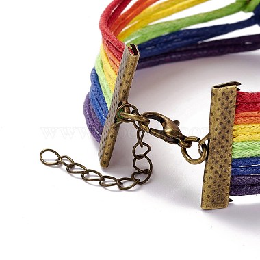 Rainbow Pride Bracelet(BJEW-F424-02)-4