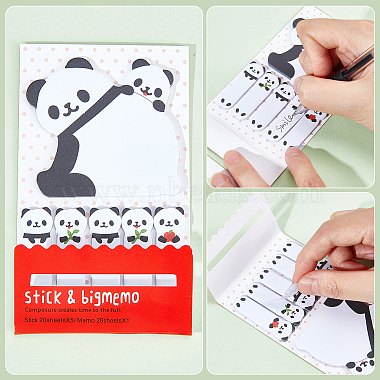 Panda Shape Iron Paperclips(AJEW-CP0005-75)-6