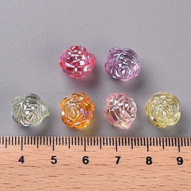 Perles en acrylique transparente(X-TACR-S154-33C)-6