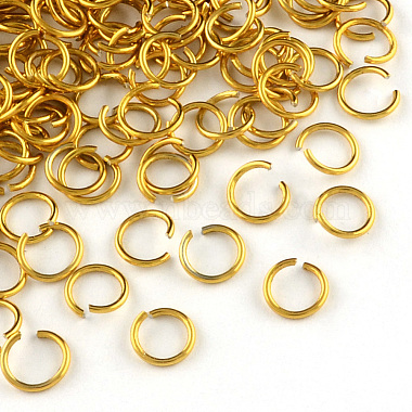 Gold Ring Aluminum Open Jump Rings