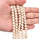 Natural Fossil Beads Strands(G-E110-6mm-2)-3