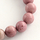 Natural Rhodonite Beads Strands(G-R257-6mm)-1