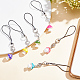2 Sets Mushroom Opaque Resin Mobile Strap(HJEW-HY0001-09)-4