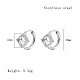 Cubic Zirconia Hoop Earrings(VX9431-11)-1