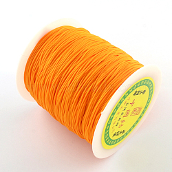 Nylon Thread, Dark Orange, 1mm, about 153.1 yards(140m)/roll(NWIR-R013-1mm-523)