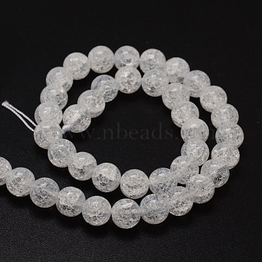 Crackle Glass Round Beads Strands(CCG-E001-12mm-04)-2