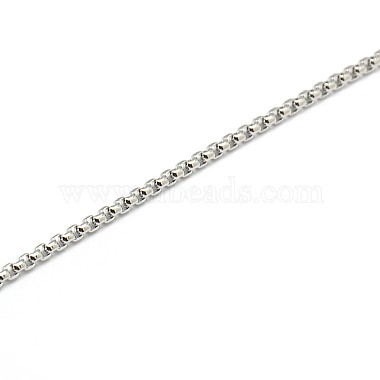 304 Stainless Steel Venetian Chain Necklace(MAK-G004-06P)-2