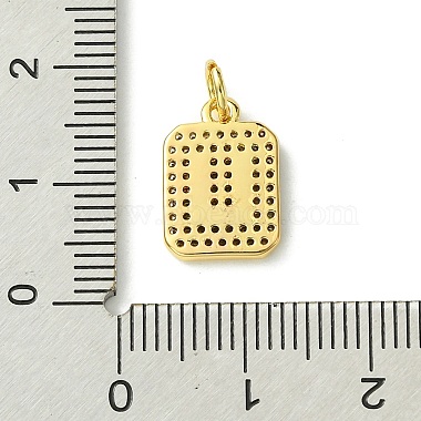 Rack Plating Brass Micro Pave Clear Cubic Zirconia Charms(KK-G501-01U-G)-3