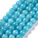 Natural Mashan Jade Round Beads Strands(X-G-D263-8mm-XS28)-1