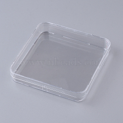 Plastic Disposable Cell Culture Dish, Square, Clear, 10.3x10.3x1.75cm(AJEW-WH0098-63B)