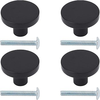 Zinc Alloy Drawer Knobs, for Home, Cabinet, Cupboard and Dresser, Black, 25x18.5mm, Hole: 3.5mm