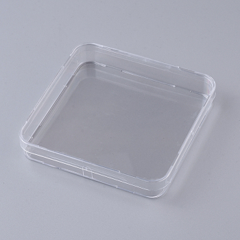 Plastic Disposable Cell Culture Dish, Square, Clear, 10.3x10.3x1.75cm