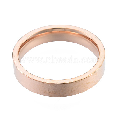 201 Stainless Steel Plain Band Ring for Women(RJEW-N043-12RG)-2