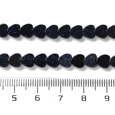 Synthetic Blue Goldstone Beads Strands(G-M403-A50-02A)-5