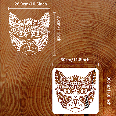 PET Hollow Out Drawing Painting Stencils(DIY-WH0391-0051)-2
