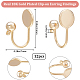 12Pcs Brass Cuff Earring Findings(KK-BBC0010-22G)-2