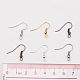 1Box 120PCS 6 Colors Iron Earring Hooks(IFIN-X0018-NF-B)-3