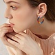 boucles d'oreilles boho en perles de verre et grandes créoles pour femmes(EJEW-SW00003)-4