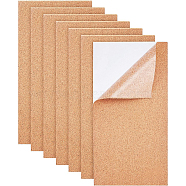 Cork Label Stickers, Self Adhesive Craft Stickers, Rectangle, Peru, 40x20x0.1cm(AJEW-BC0001-54A)