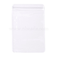 PVC Anti Oxidation Zip Lock Bags, Transparent Antitarnish Jewelry Packing Storage Pouch, Clear, 12x8x0.15cm, Unilateral Thickness: 4.9 Mil(0.125mm)(AJEW-G034-01E)