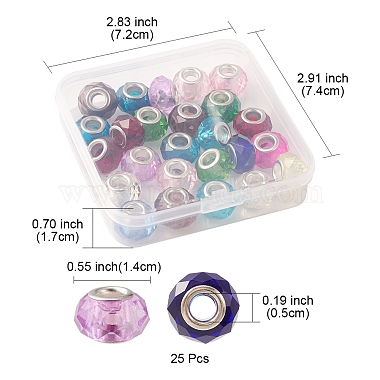 25Pcs Handmade Glass European Beads(GLAA-FS0001-53)-5