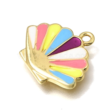 Brass Enamel Pendants(KK-K427-11C-G)-2