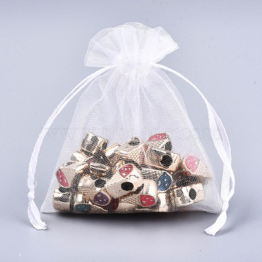 Bolsas de regalo de organza con cordón(OP-R016-10x15cm-04)-4