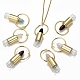 304 Stainless Steel Openable Perfume Bottle Pendant Necklaces(NJEW-I239-04G)-1