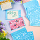50Pcs PP Heart Pattern Laser Card Film(AJEW-TADJ0001-27D)-5