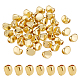 50Pcs Twist Oval Brass Beads(KK-BC0012-58)-1