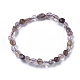 Bracelets extensibles en perles de quartz rutile naturel(BJEW-K213-39)-2