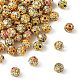 Brass & Alloy & Rhinestone Enamel Beads(RB-CBA973B-11E-G)-1