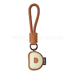 PU Leather Letter Pendant Decoration, for Bag Ornaments, Letter D, 200mm(HJEW-YWC0002-001D)