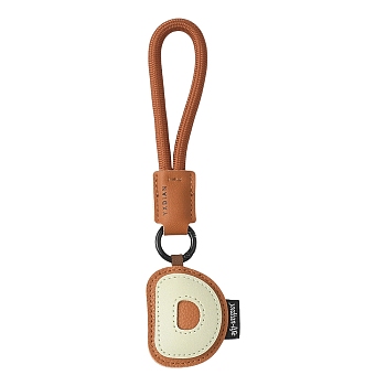 PU Leather Letter Pendant Decoration, for Bag Ornaments, Letter D, 200mm