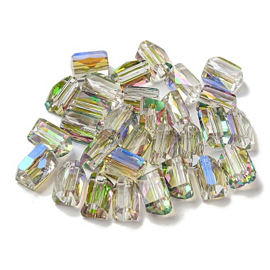 Gainsboro Triangle Glass Beads