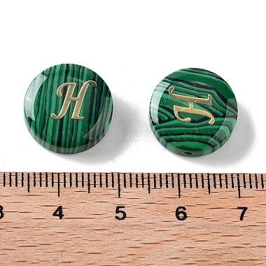 perles de malachite synthétiques(G-A238-01H)-3