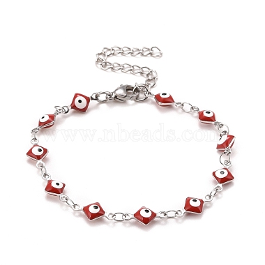 Red 304 Stainless Steel Bracelets