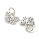 Rack Plating Brass Micro Pave Clear Cubic Zirconia Pendants(KK-B093-13C-P)-2