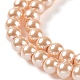 Baking Painted Pearlized Glass Pearl Round Bead Strands(HY-Q003-6mm-18)-3