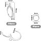 unicraftale 304 résultats de boucles d’oreille à levier en acier inoxydable(STAS-UN0014-18S)-4