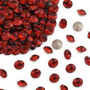 Preciosa&reg MAXIMA Crystal Round Stones, Czech Crystal, Dura Foiling, Round(431 11 615 Chaton), 90075 Red Velvet, SS24(5.25~5.45mm)(X-PRC-RBSS24-90075)