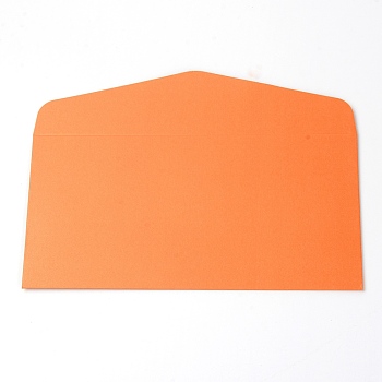 Iridescent Paper Envelope, Rectangle, Dark Orange, 157x220x0.5mm