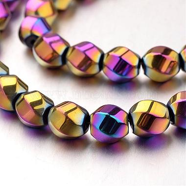 Electroplate Non-magnetic Synthetic Hematite Beads Strands(G-F300-13)-3