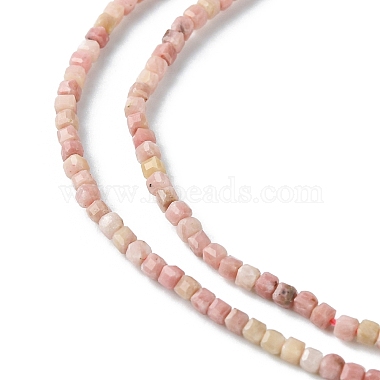 rhodonite naturelles brins de perles(G-F748-V01)-4